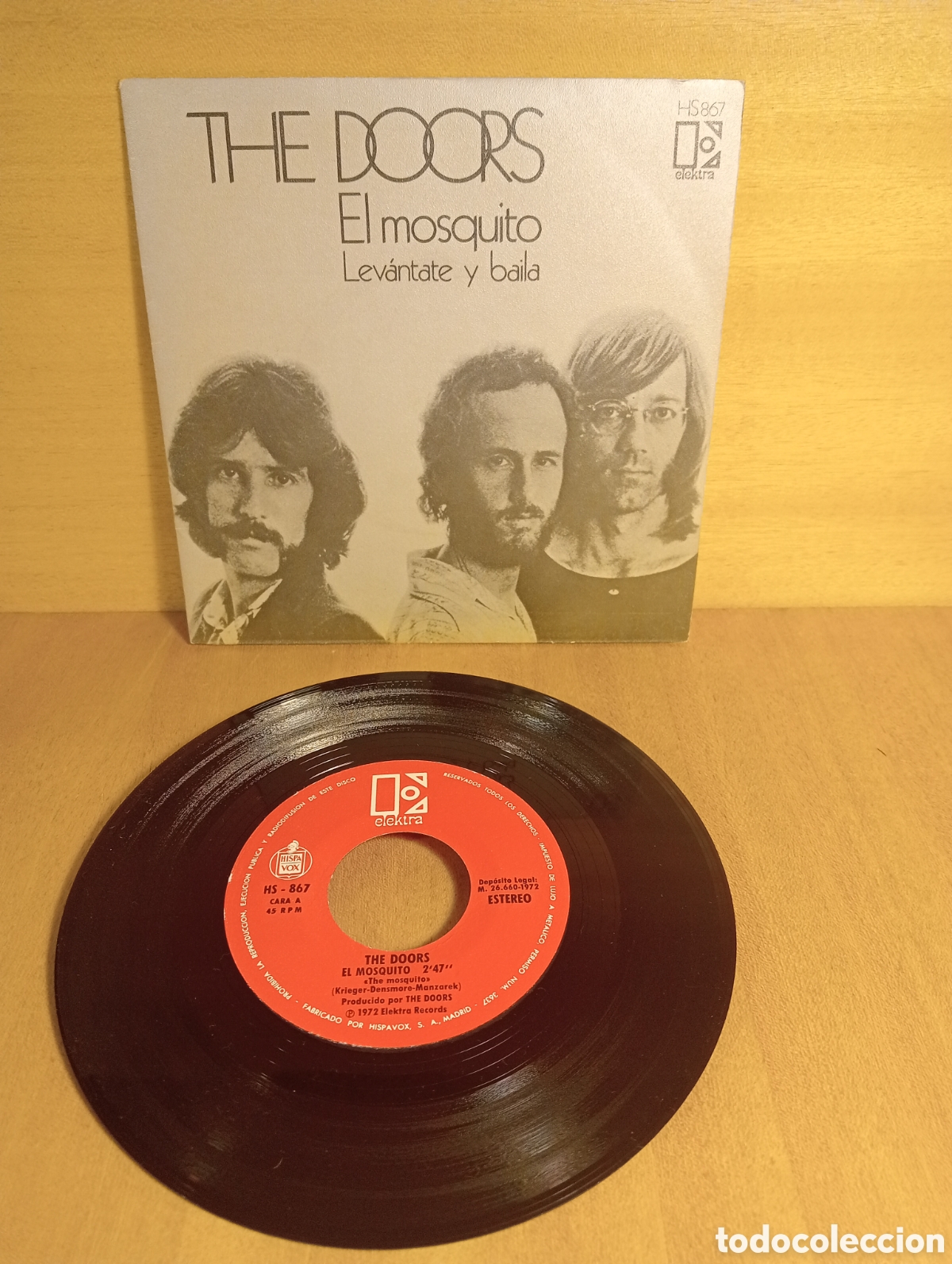 Discos de vinilo: The Doors. El mosquito. Lev&aacute;ntate y baila. - Foto 1