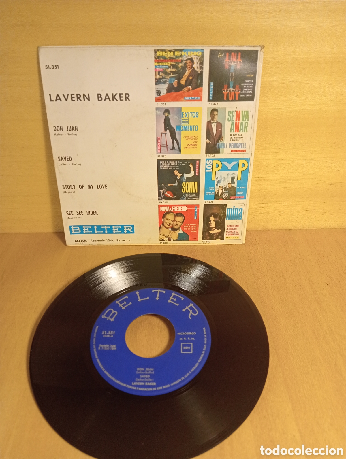 Discos de vinilo: La Vern Baker. Don Juan. Sabed. Etc. - Foto 2