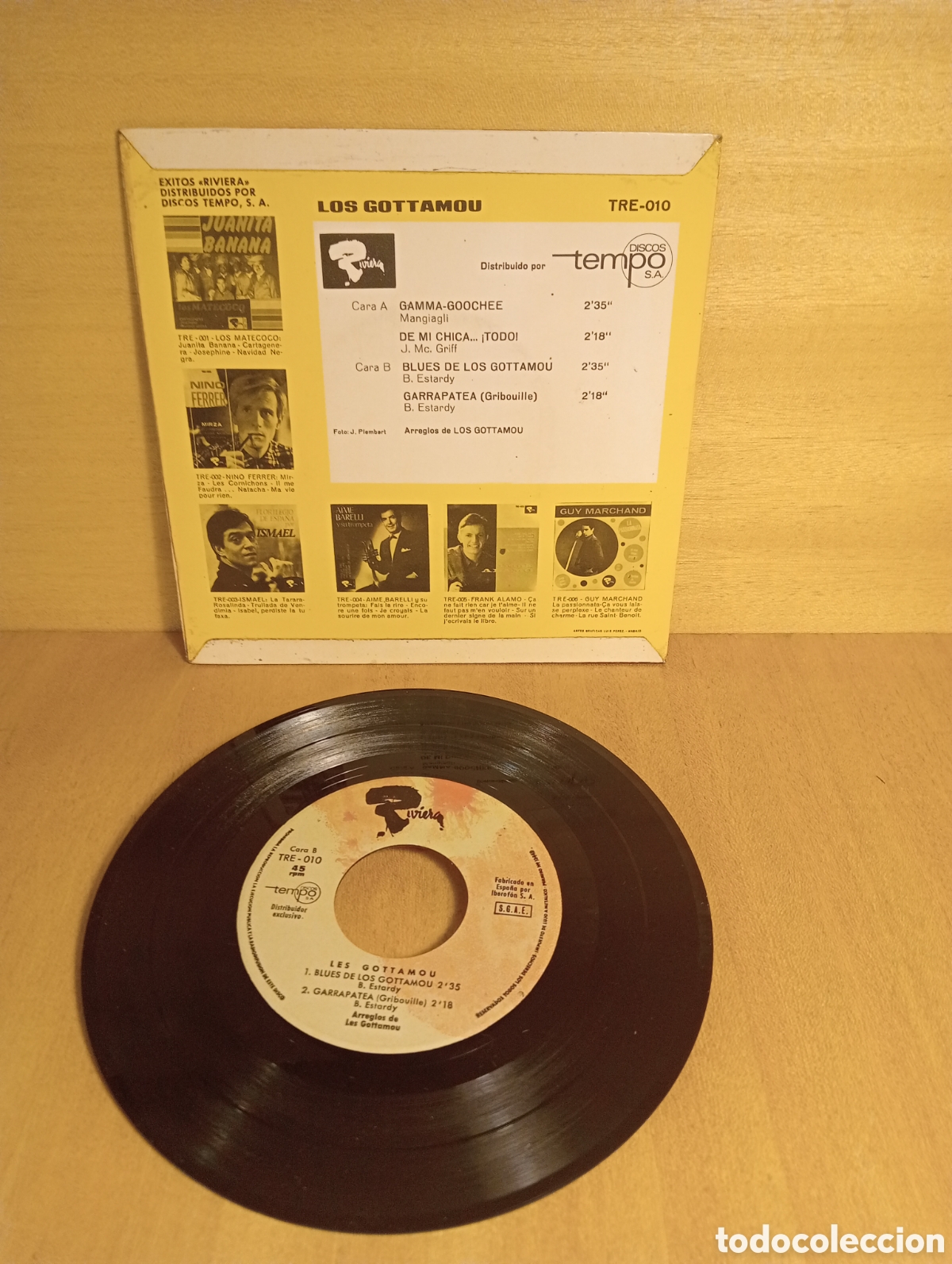 Discos de vinilo: Los Gottamou. Gamma-Goochee. Etc. - Foto 2