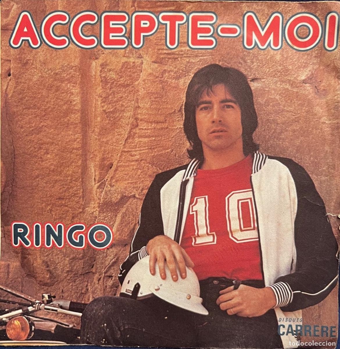 Discos de vinilo: RINGO disco de 45rpm ACCEPTE-MOI - Foto 1
