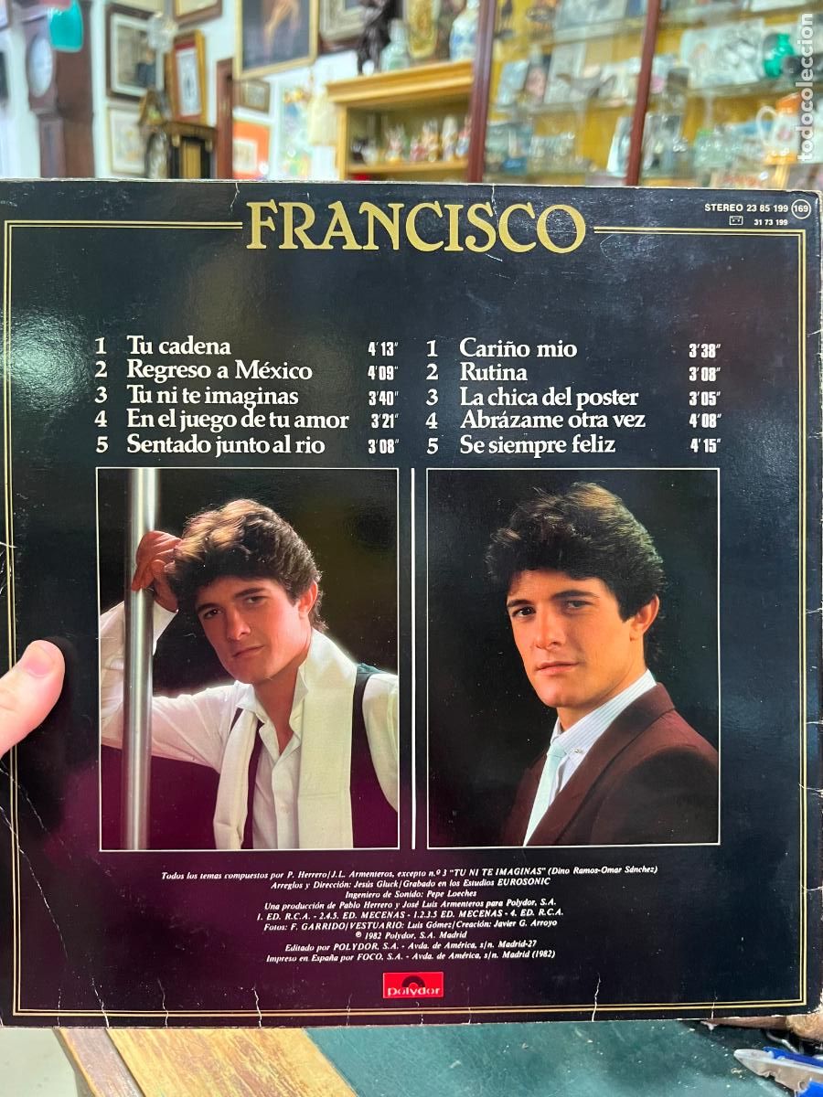 Discos de vinilo: LP FRANCISCO - CARI&Ntilde;O MIO - Foto 2