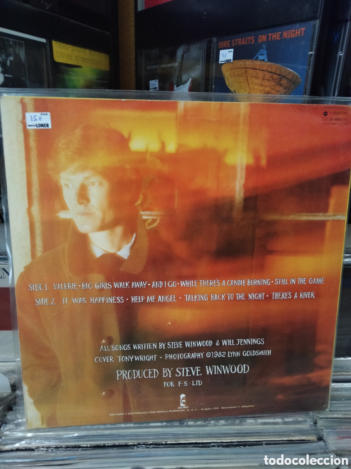 Discos de vinilo: Steve winwood talking back to the night - Foto 2