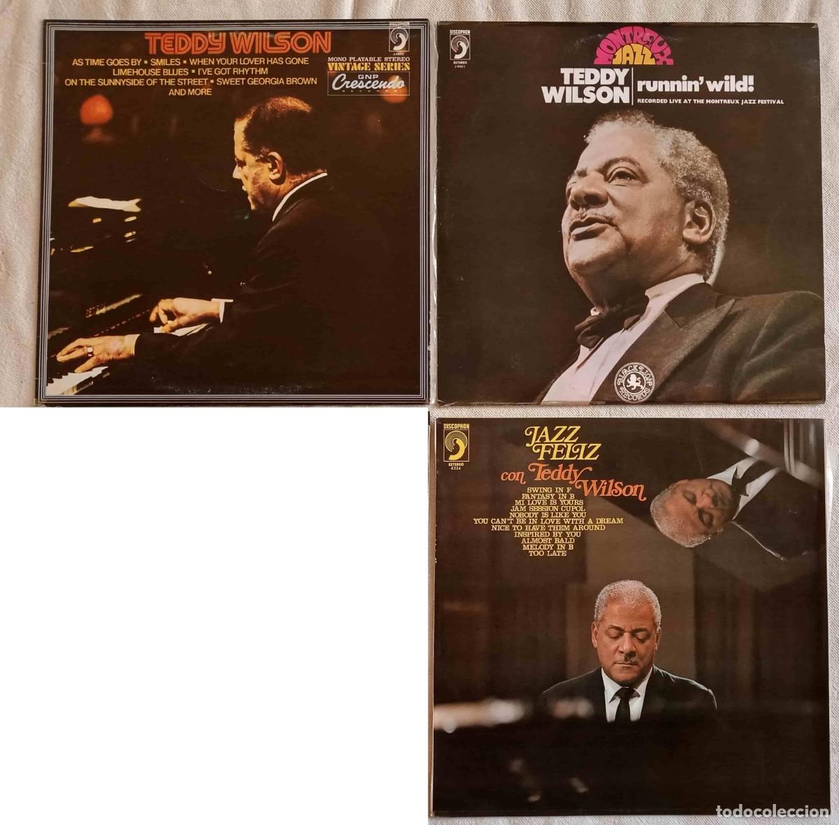 Discos de vinilo: TEDDY WILSON (JAZZ) - 3 discos LPs - Foto 1