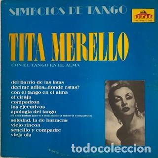 Discos de vinilo: Tita Merello &ndash; Con El Tango En El Alma - Foto 1