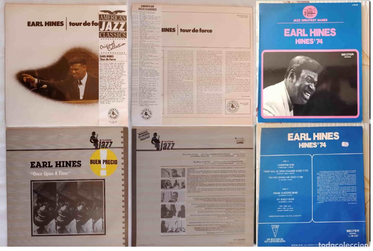 Discos de vinilo: EARL HINES (JAZZ) - 3 discos LPs - Foto 1