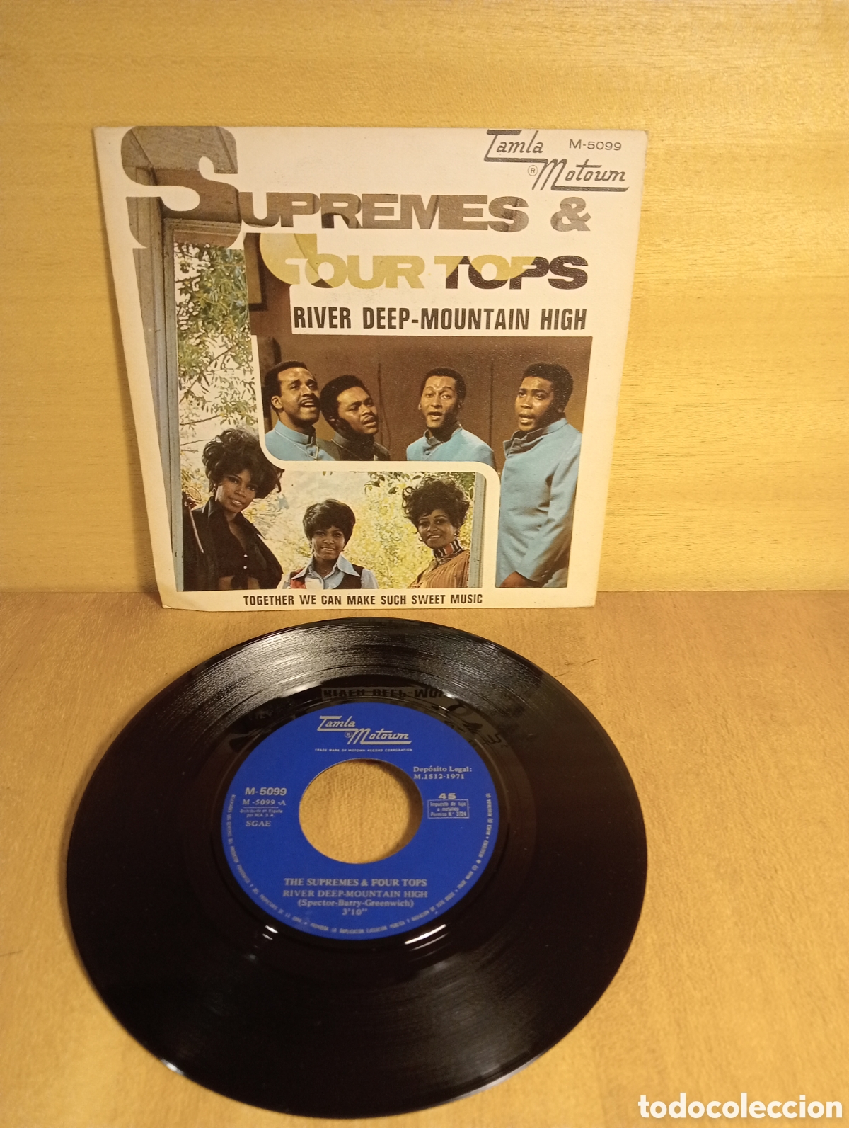 Discos de vinilo: Supremes & Four Tops. River deep- mountain high. Etc. - Foto 1