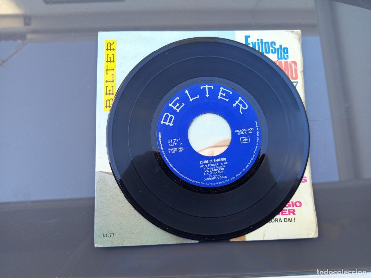 Discos de vinilo: &Eacute;XITOS DE SAN REMO (SINGLE) 1967 - Foto 3