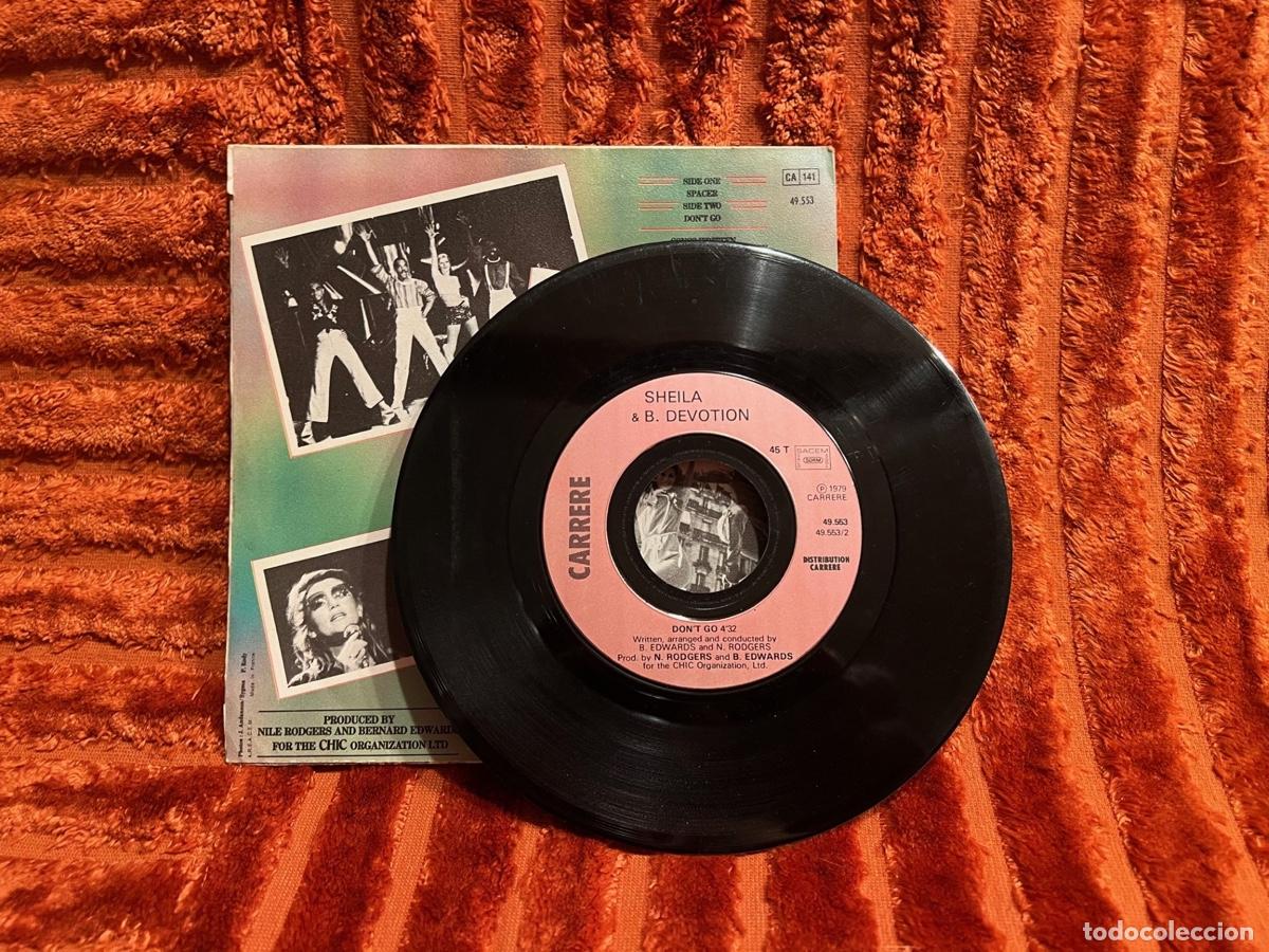 Discos de vinilo: SHEILA& B.DEVOTION disco de 45rpm SPACER - Foto 3