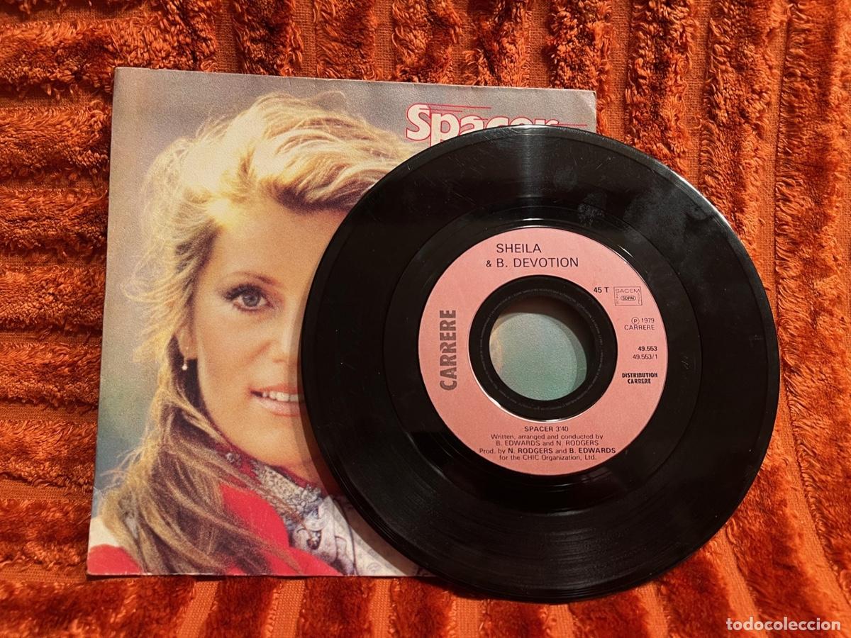 Discos de vinilo: SHEILA& B.DEVOTION disco de 45rpm SPACER - Foto 4