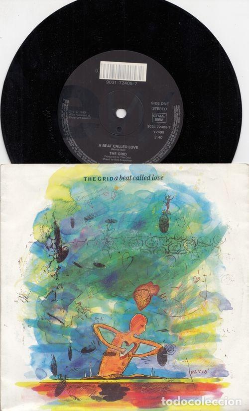 Discos de vinilo: THE GRID - BEAT CALLED LOVE - SINGLE DE VINILO INGLES - C- 3 - Foto 1