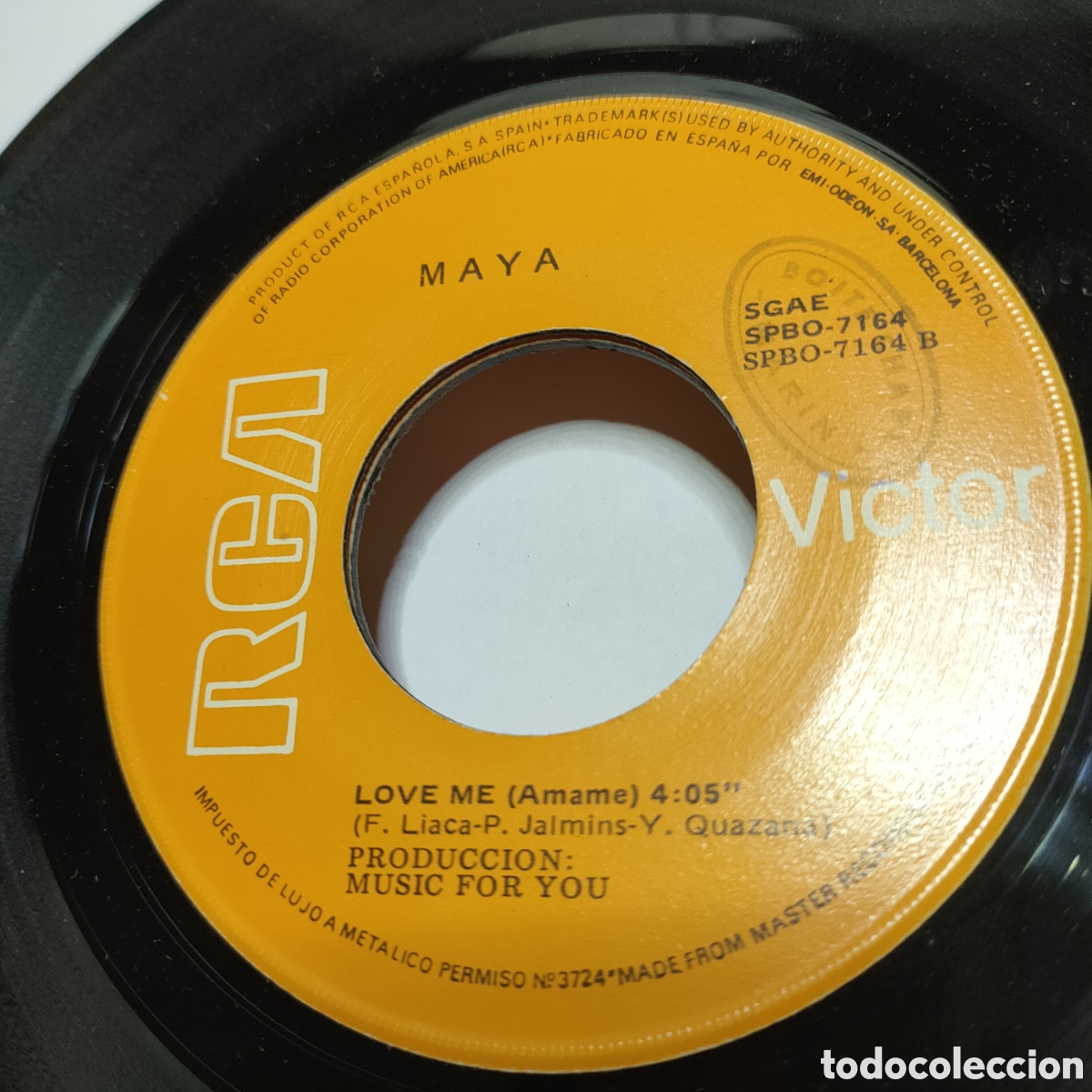 Discos de vinilo: Maya &ndash; Louis. Disco Direction . 1979 original Spain disco 7&rdquo; vinilo - Foto 3
