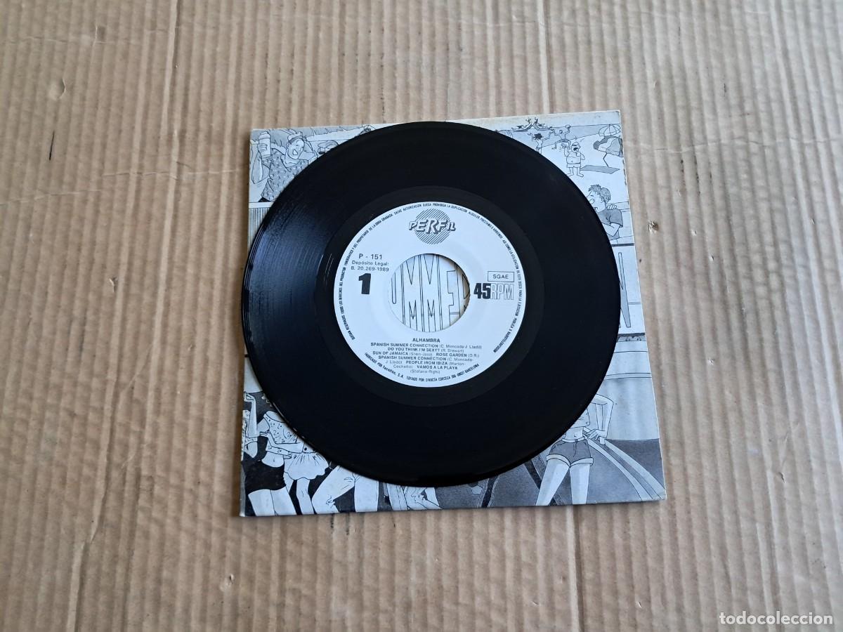 Discos de vinilo: ALHAMBRA - SPANISH SUMMER CONNECTION SINGLE 1989 - Foto 2