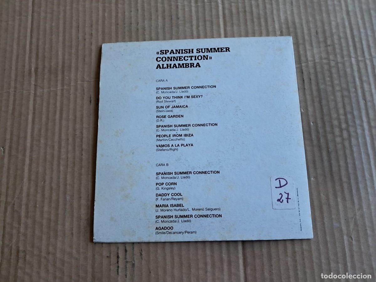 Discos de vinilo: ALHAMBRA - SPANISH SUMMER CONNECTION SINGLE 1989 - Foto 3