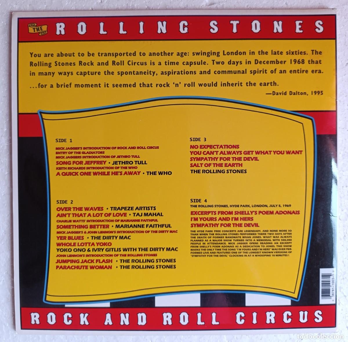 Discos de vinilo: The Rolling Stones, Rock n Roll Circus(bootleg) - Foto 2