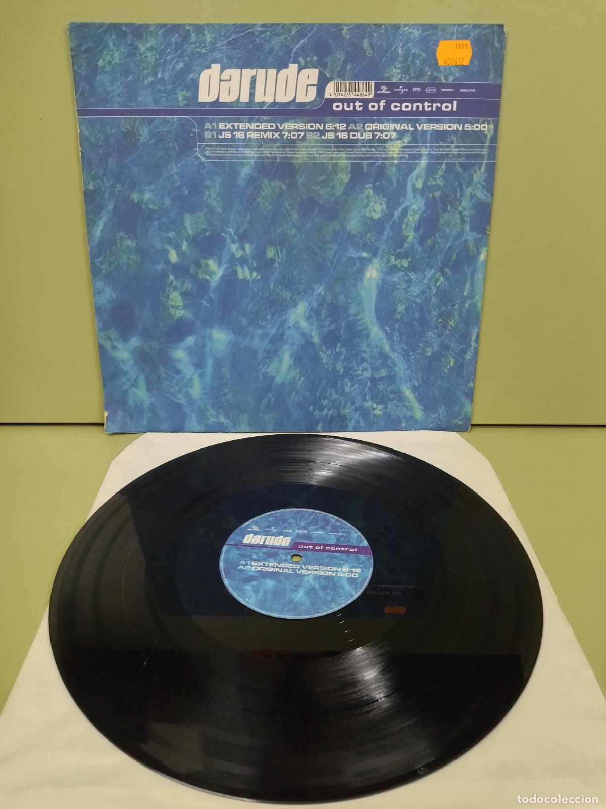 Discos de vinilo: DARUDE - OUT OF CONTROL - DISCO DE VINILO - Foto 2