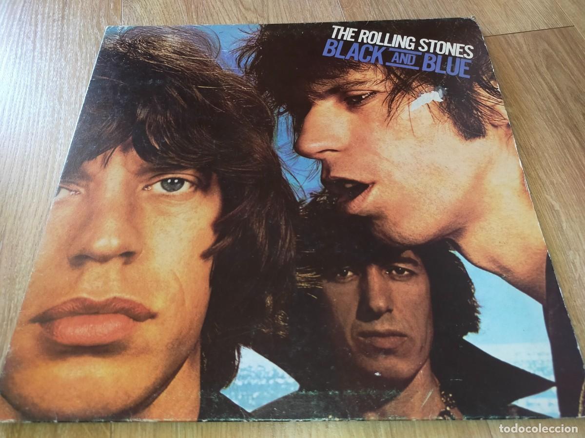 Discos de vinilo: THE ROLLING STONES-BLACK AND BLUE-GATEFOLD-CONTIENE LOS ENCARTES-ORIGINAL ESPA&Ntilde;OL 1979