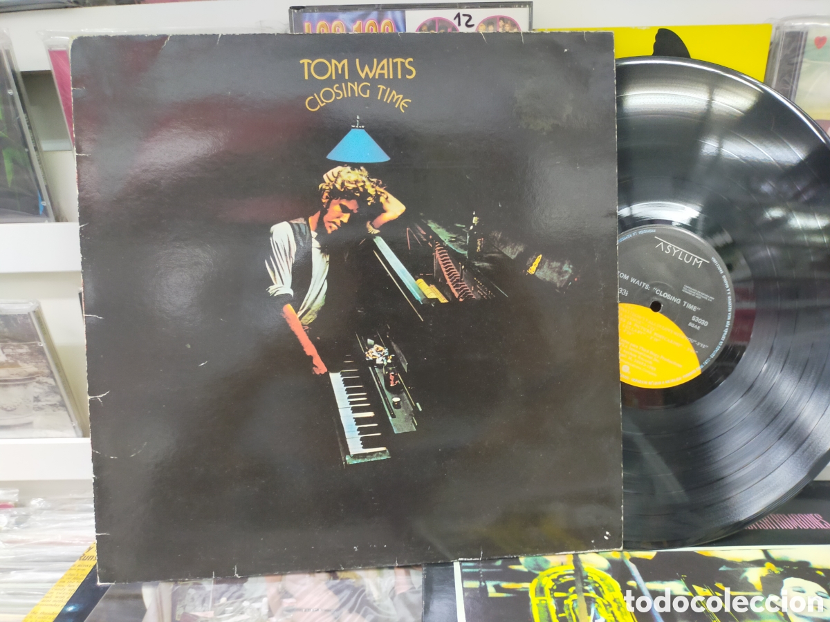 Discos de vinilo: Tom waits lp closing time Espa&ntilde;a 1985 - Foto 1