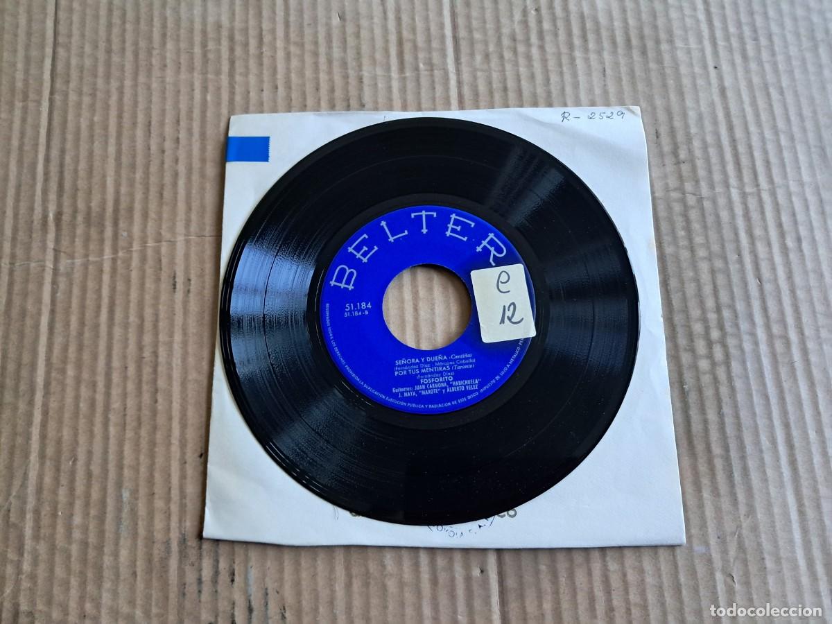 Discos de vinilo: FOSFORITO - MANUELA REYES EP 4 TEMAS 1965 SIN CUBIERTA - Foto 1