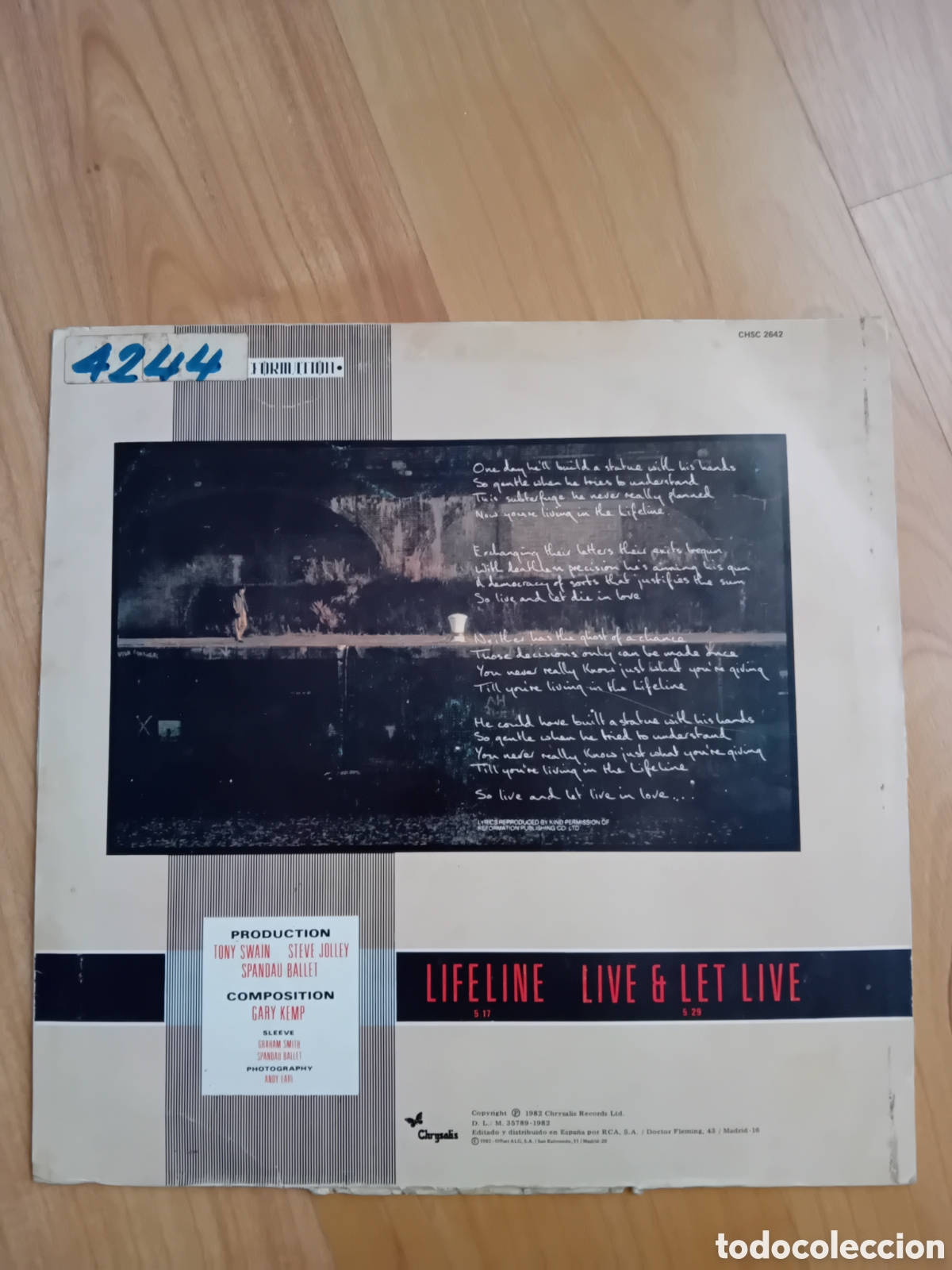 Discos de vinilo: SPANDAU BALLET. LIFELINE - Foto 2