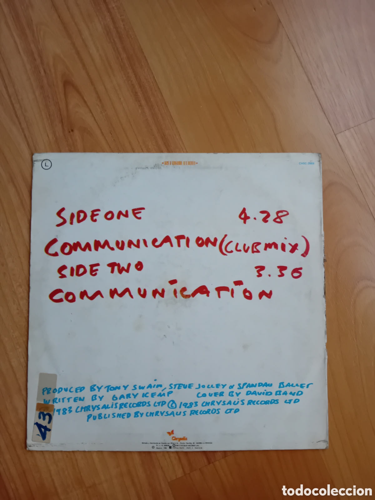 Discos de vinilo: SPANDAU BALLET. COMMUNICATION - Foto 2