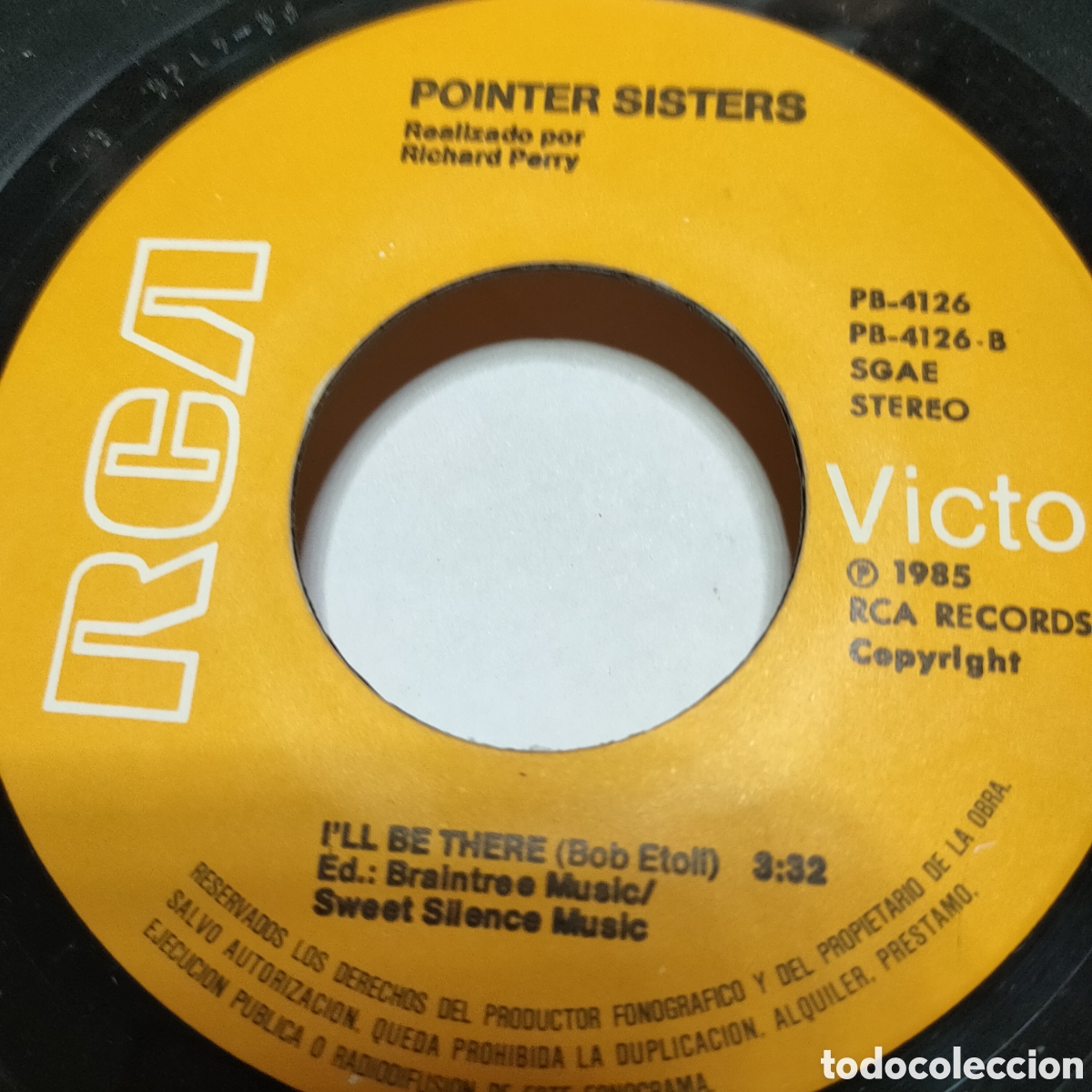 Discos de vinilo: Pointer Sisters &ndash; Dare Me / Ill Be There . 1985 original Spain disco 7&rdquo; vinilo - Foto 4
