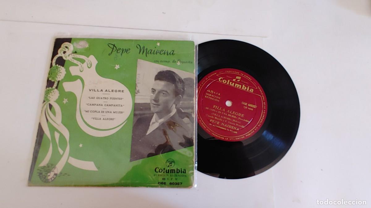 Discos de vinilo: PEPE MAIRENA-EP VILLA ALEGRE +3 - Foto 1