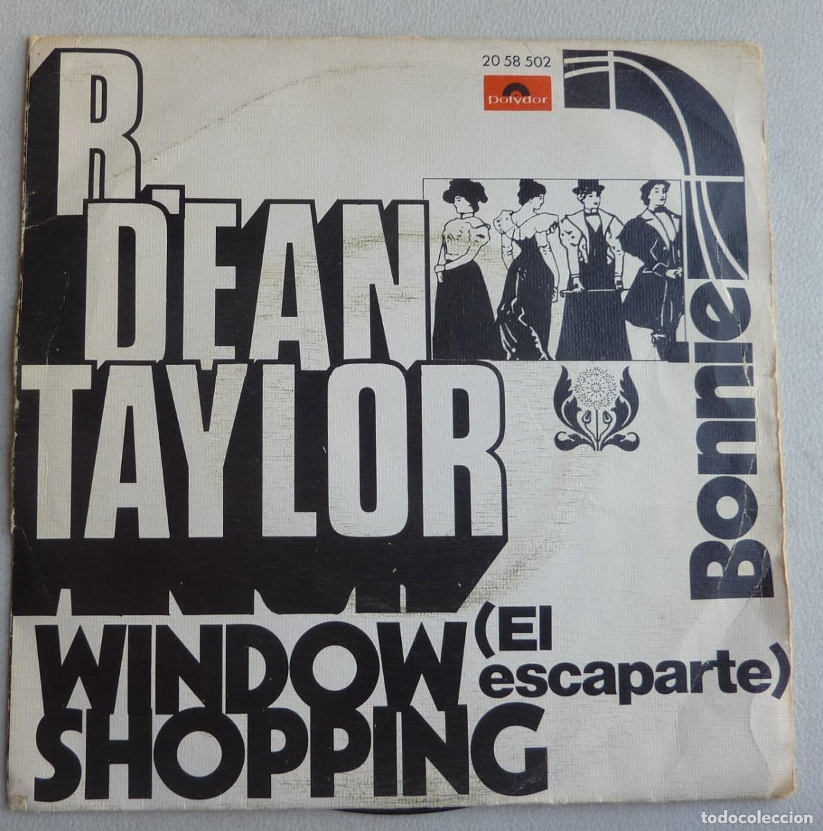 Discos de vinilo: R. DEAN TAYLOR / WINDOW SHOPPING / 1974 / SINGLE - Foto 1