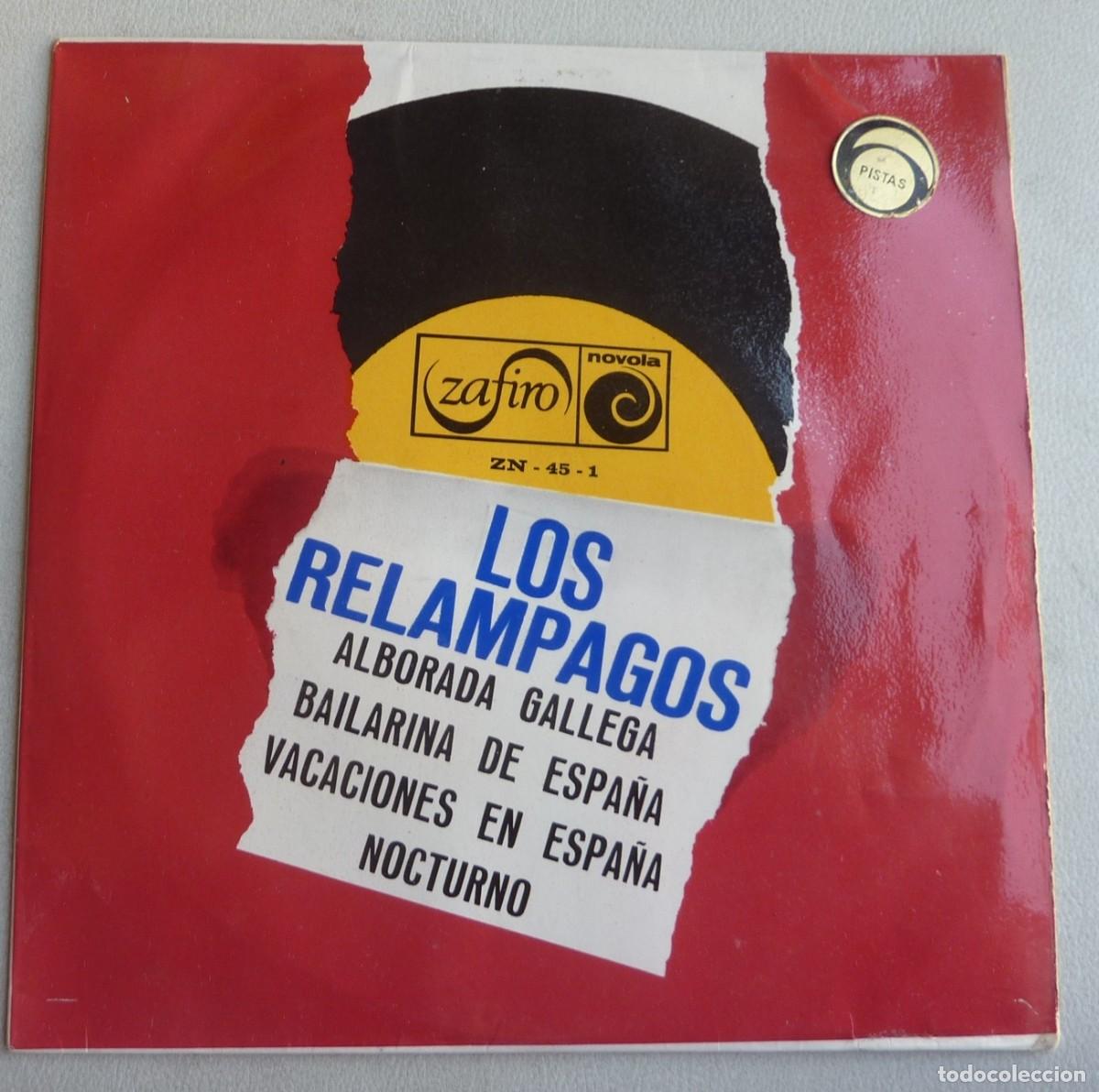 Discos de vinilo: LOS RELAMPAGOS / ALBORADA GALLEGA+3 / 1968 / EP - Foto 1