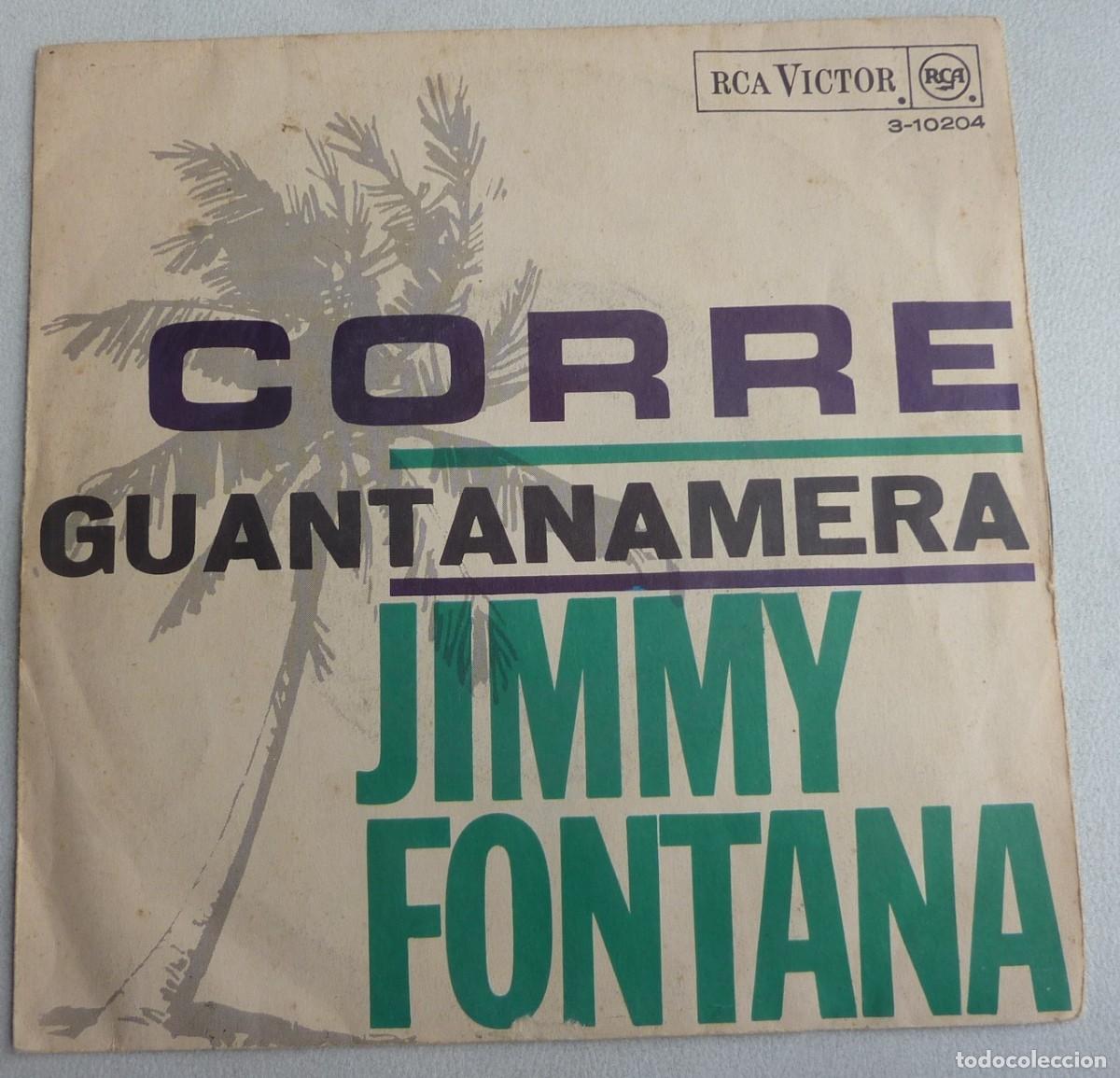 Discos de vinilo: JIMMY FONTANA // CORRE // 1966 // SINGLE - Foto 1