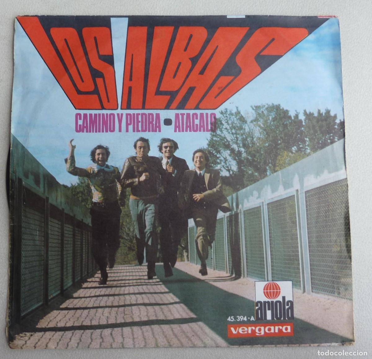 Discos de vinilo: LOS ALBAS // CAMINO Y PIEDRA // 1970 // SINGLE - Foto 2