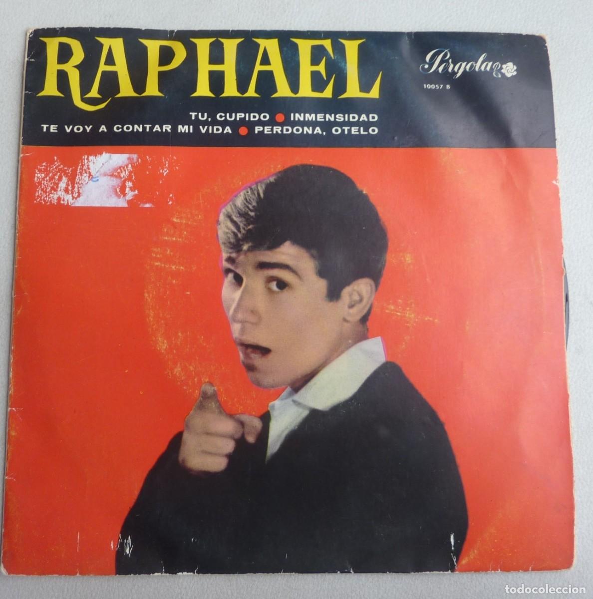 Discos de vinilo: RAPHAEL // TU CUPIDO+3 // 1966 // PERGOLA // EP - Foto 1
