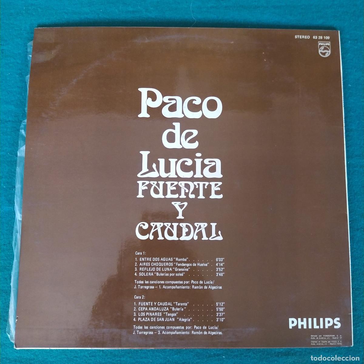 Discos de vinilo: Paco De Lucia &ndash; Fuente Y Caudal - Foto 2