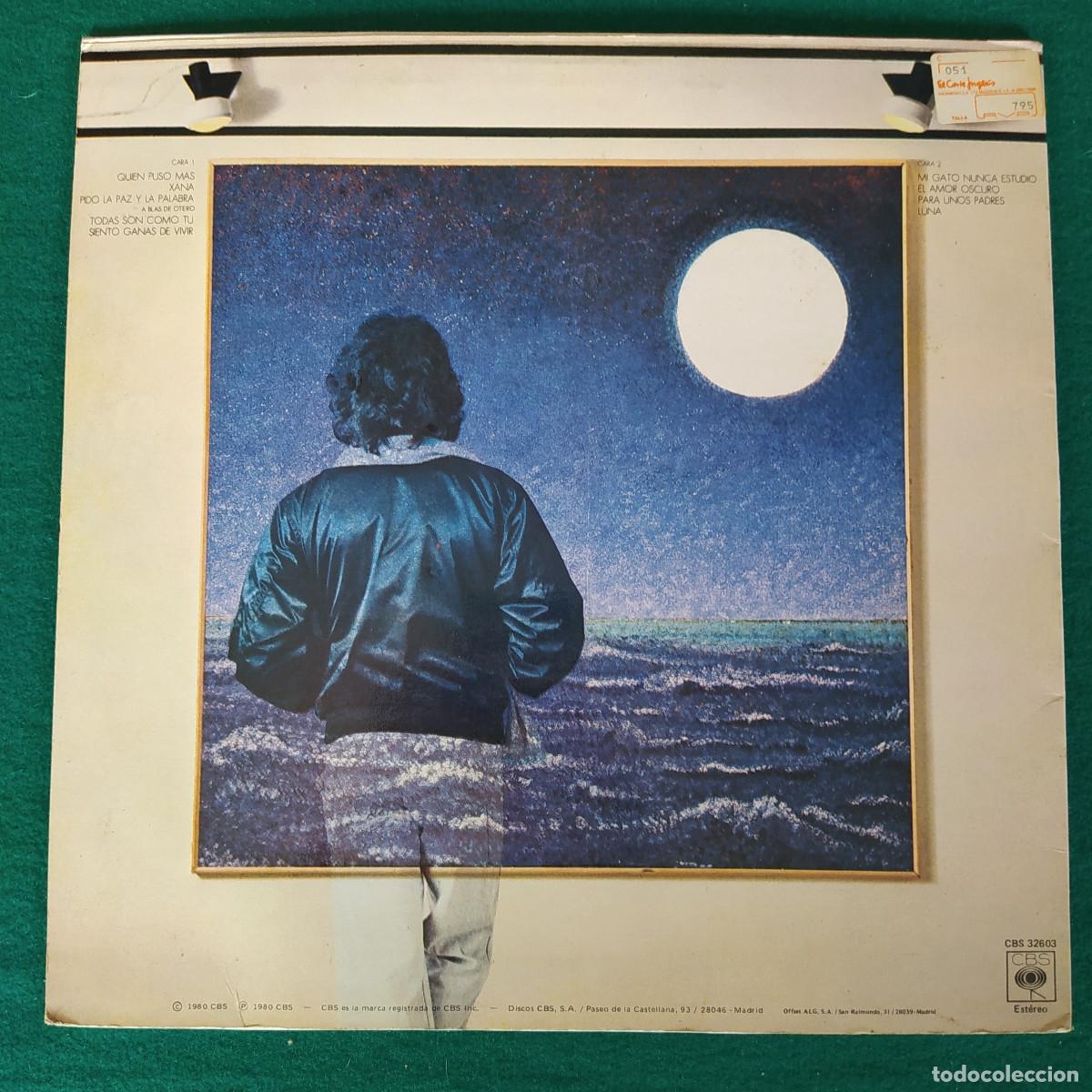 Discos de vinilo: V&iacute;ctor Manuel &ndash; Luna - Foto 2