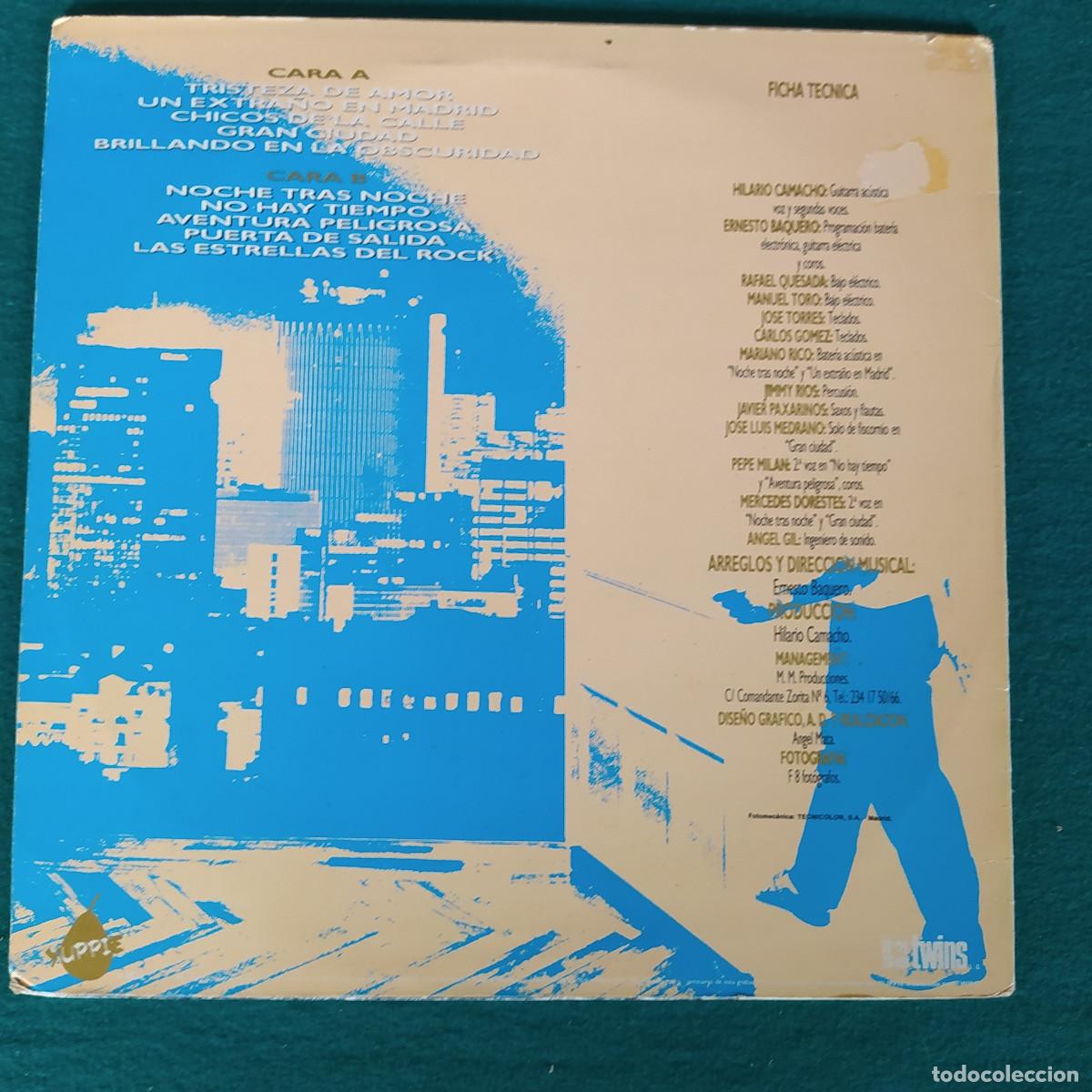 Discos de vinilo: Hilario Camacho &ndash; Gran Ciudad - Foto 2