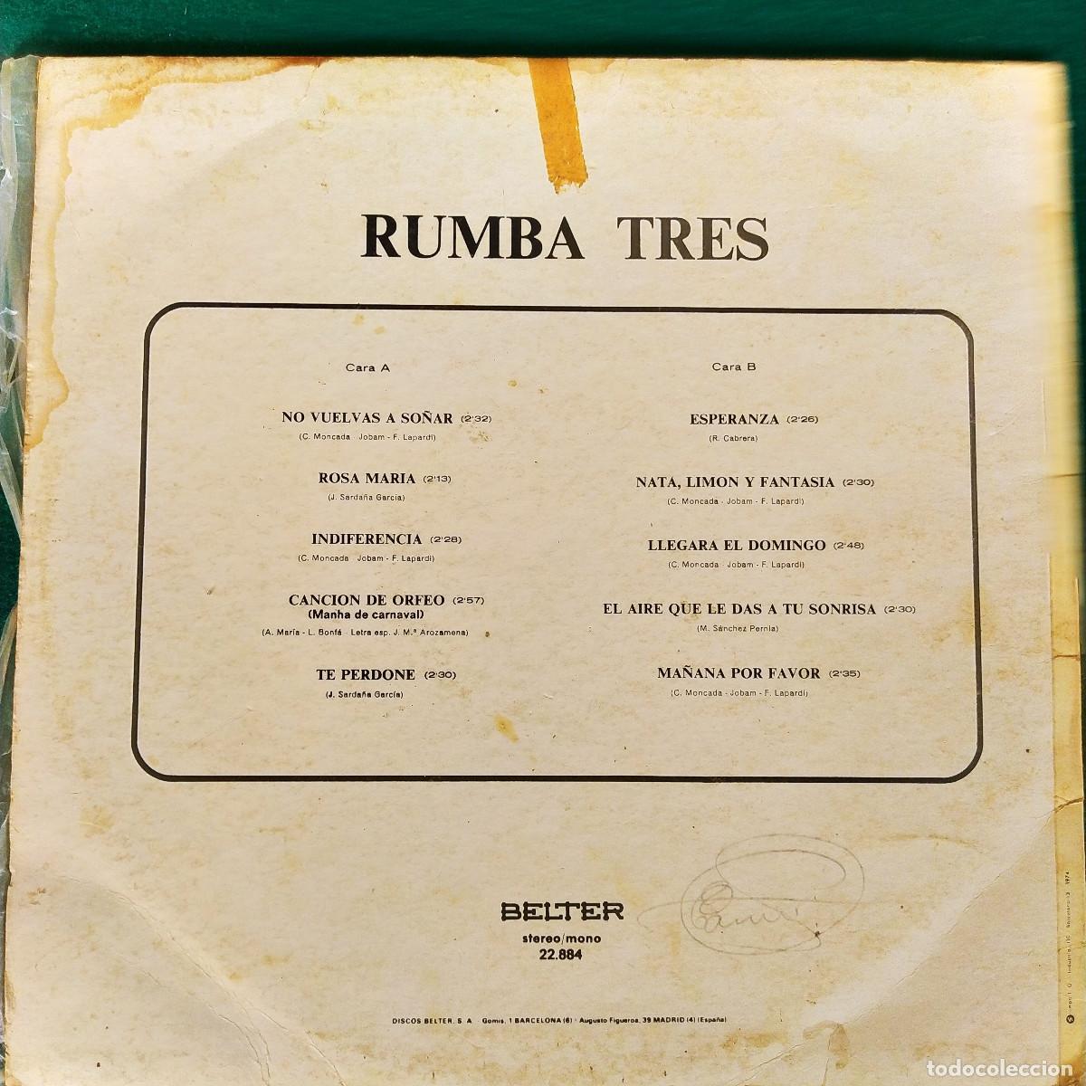 Discos de vinilo: Rumba Tres &ndash; 22884 belte - Foto 2