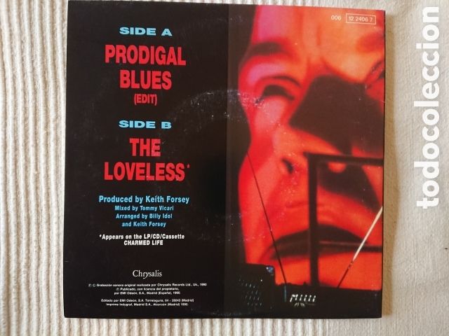 Discos de vinilo: Billy Idol - Prodigal Blues - Foto 7