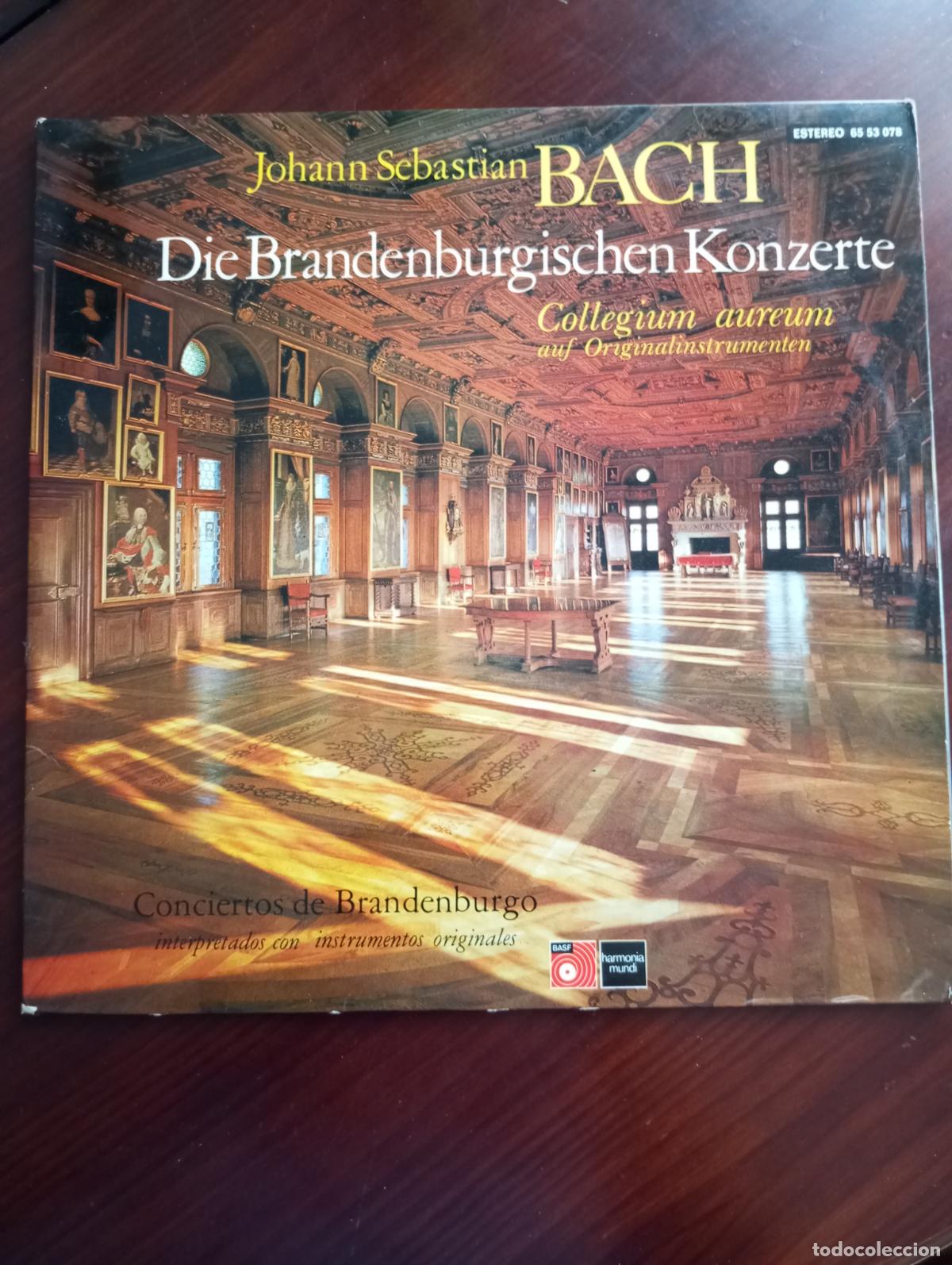 Discos de vinilo: CONCIERTOS DE BRANDENBURGO DOS DISCOS BACH - Foto 1