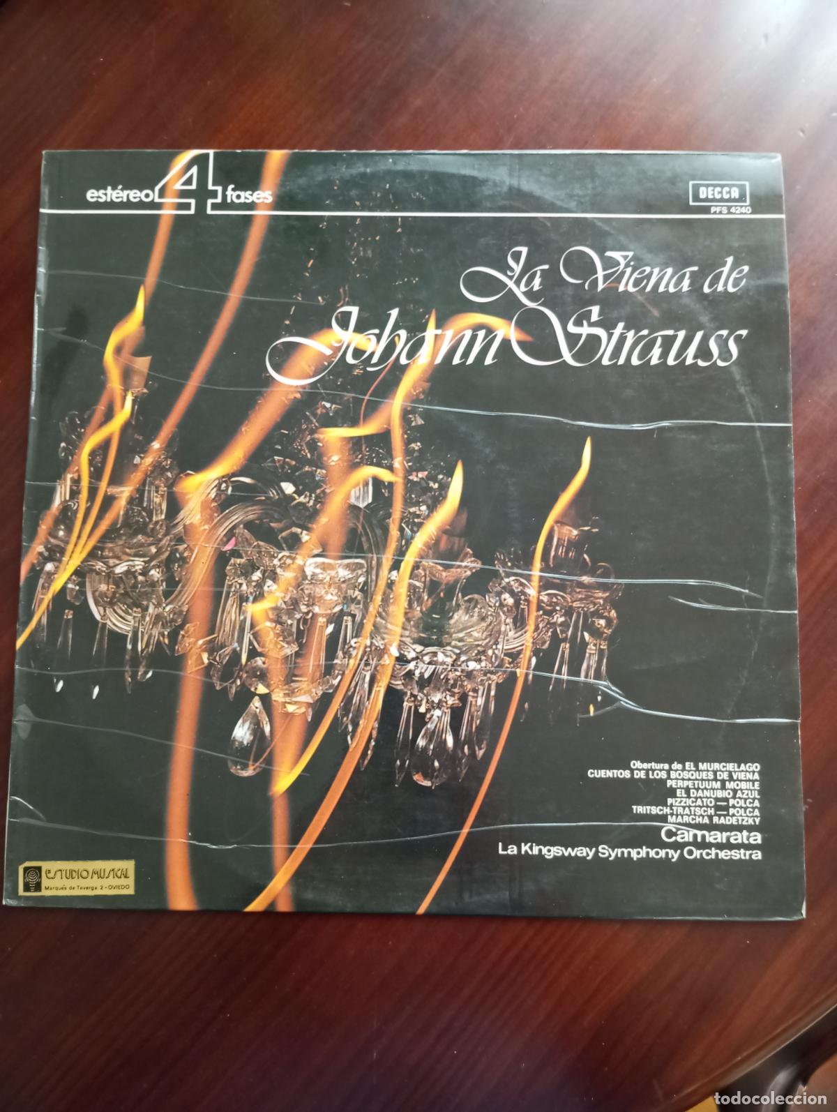 Discos de vinilo: DISCO LA VIENA DE J STRAUSS - Foto 1