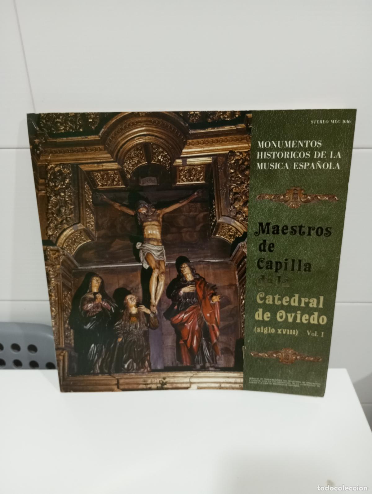 Discos de vinilo: MAESTROS DE LA CATEDRAL DE OVIEDO SIGLO XVIII. VOL I DISCO CON LIBRETO