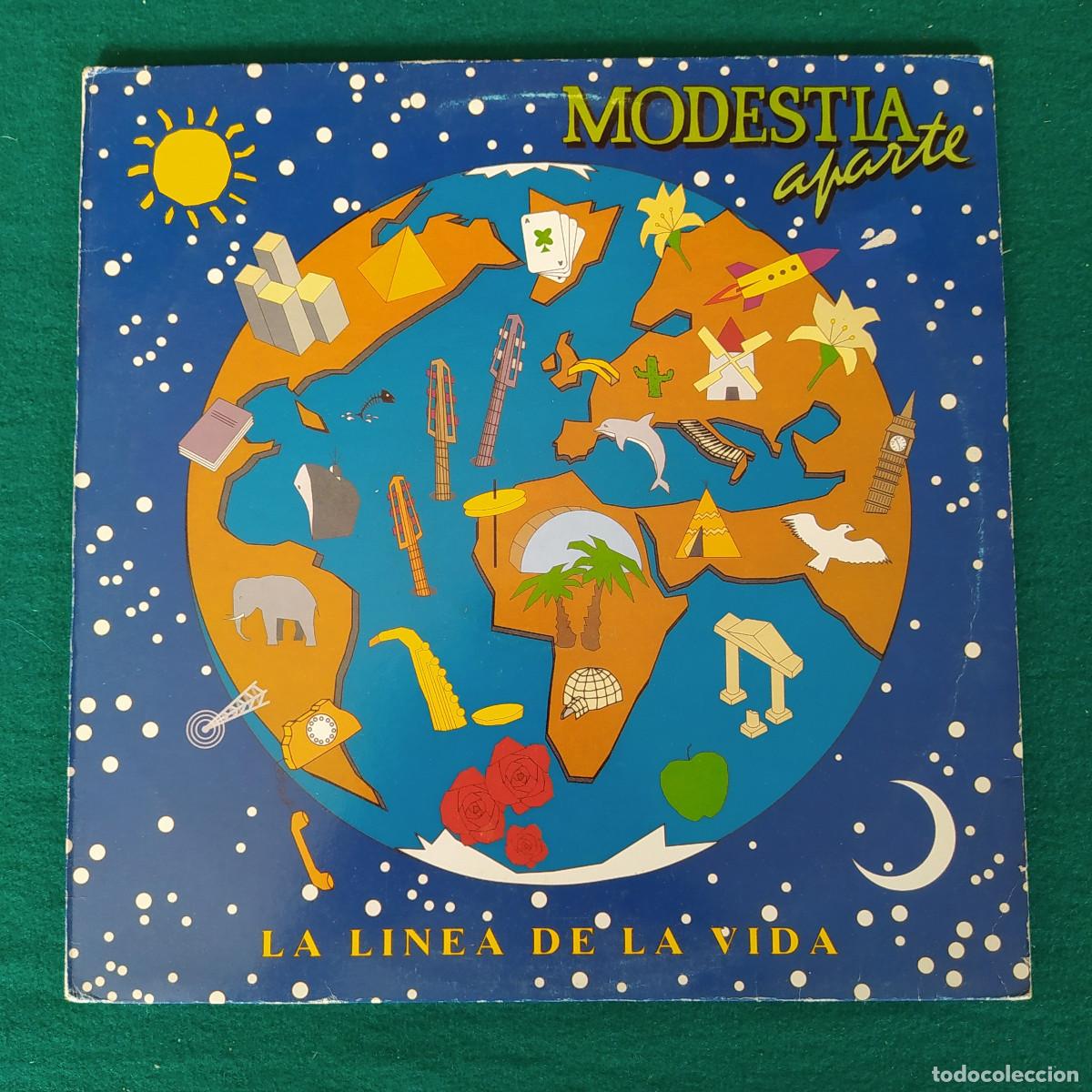 Discos de vinilo: Modestia Aparte &ndash; La L&iacute;nea De La Vida - Foto 1