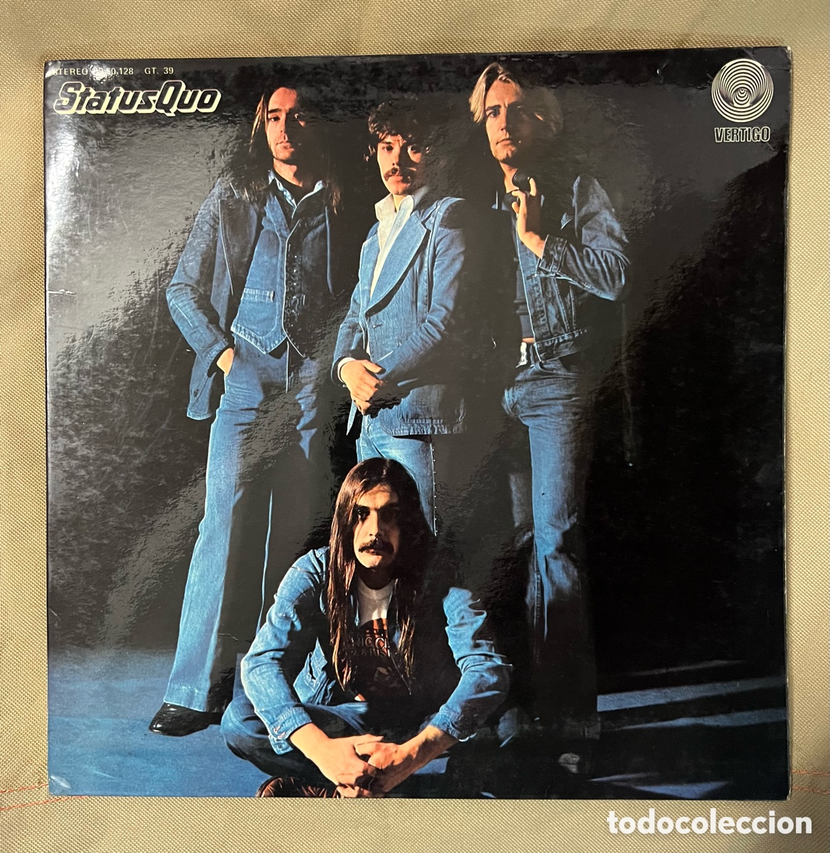 Discos de vinilo: status quo blue for you lp vinilo - Foto 2