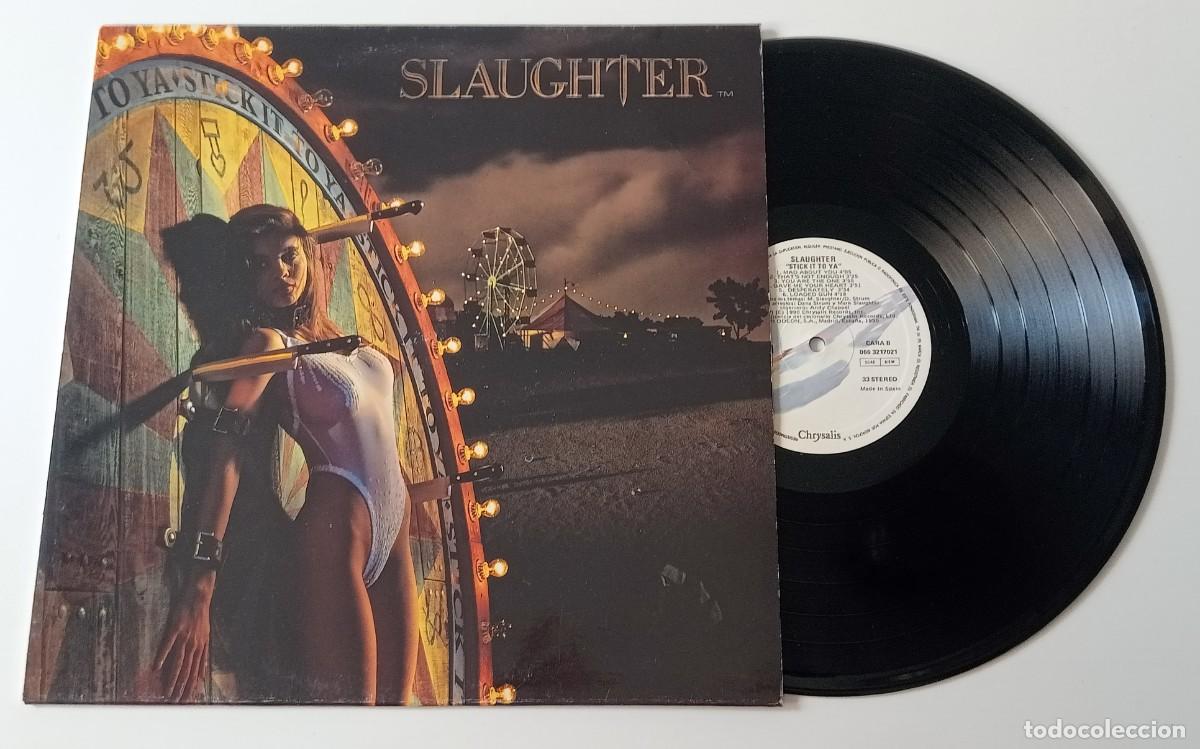 Discos de vinilo: LP SLAUGHTER - STICK IT TO YA - Foto 3