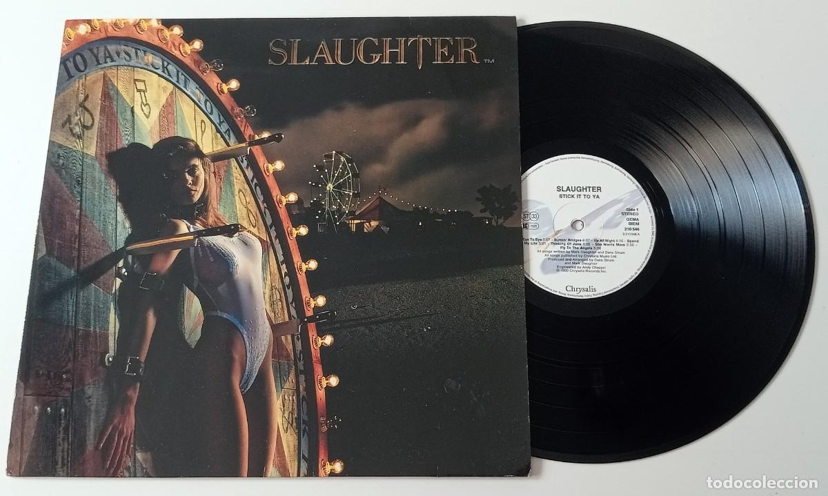 Discos de vinilo: LP SLAUGHTER - STICK IT TO YA - Foto 3