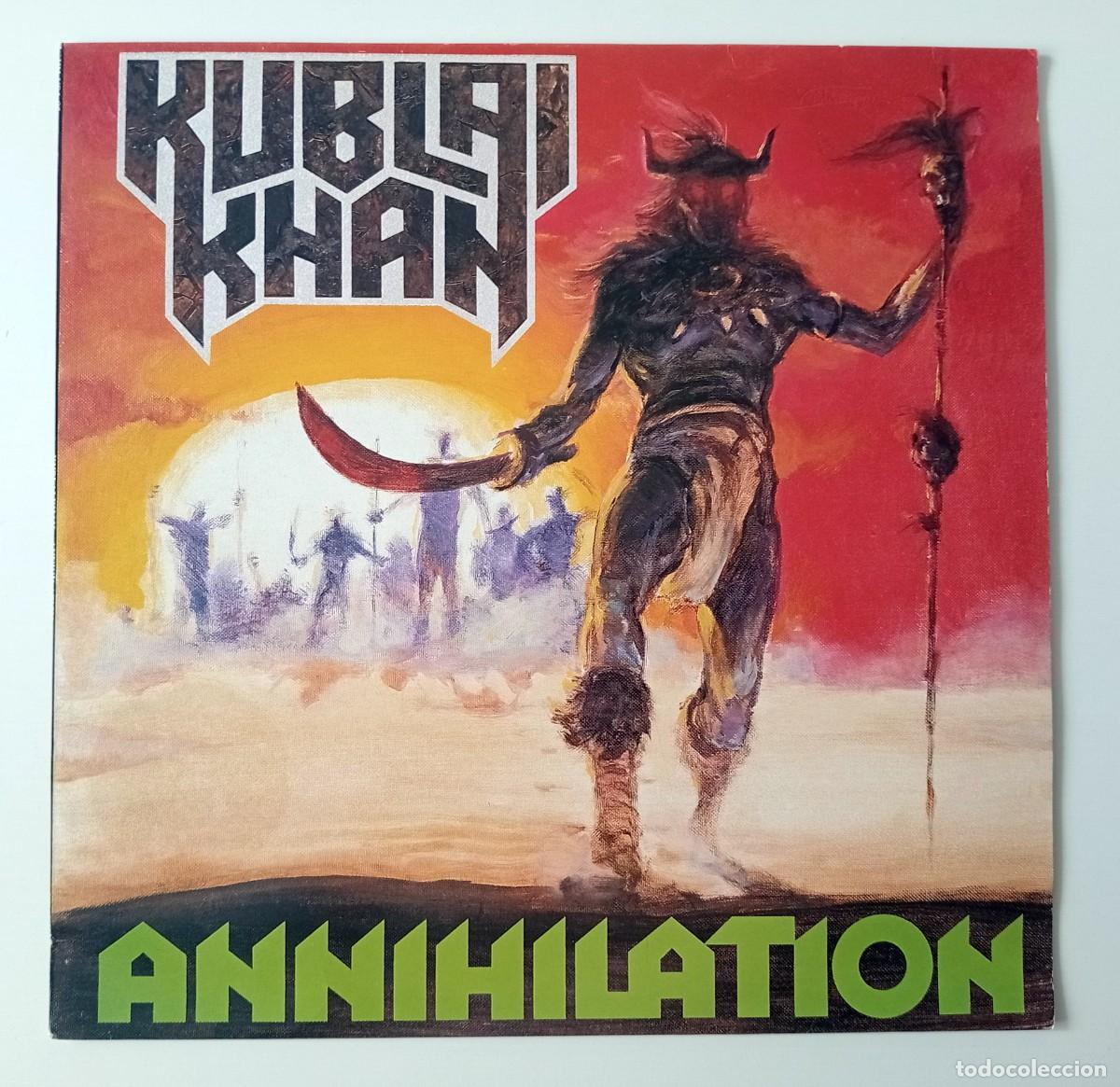 Discos de vinilo: LP KUBLAI KHAN - ANNIHILATION - Foto 1