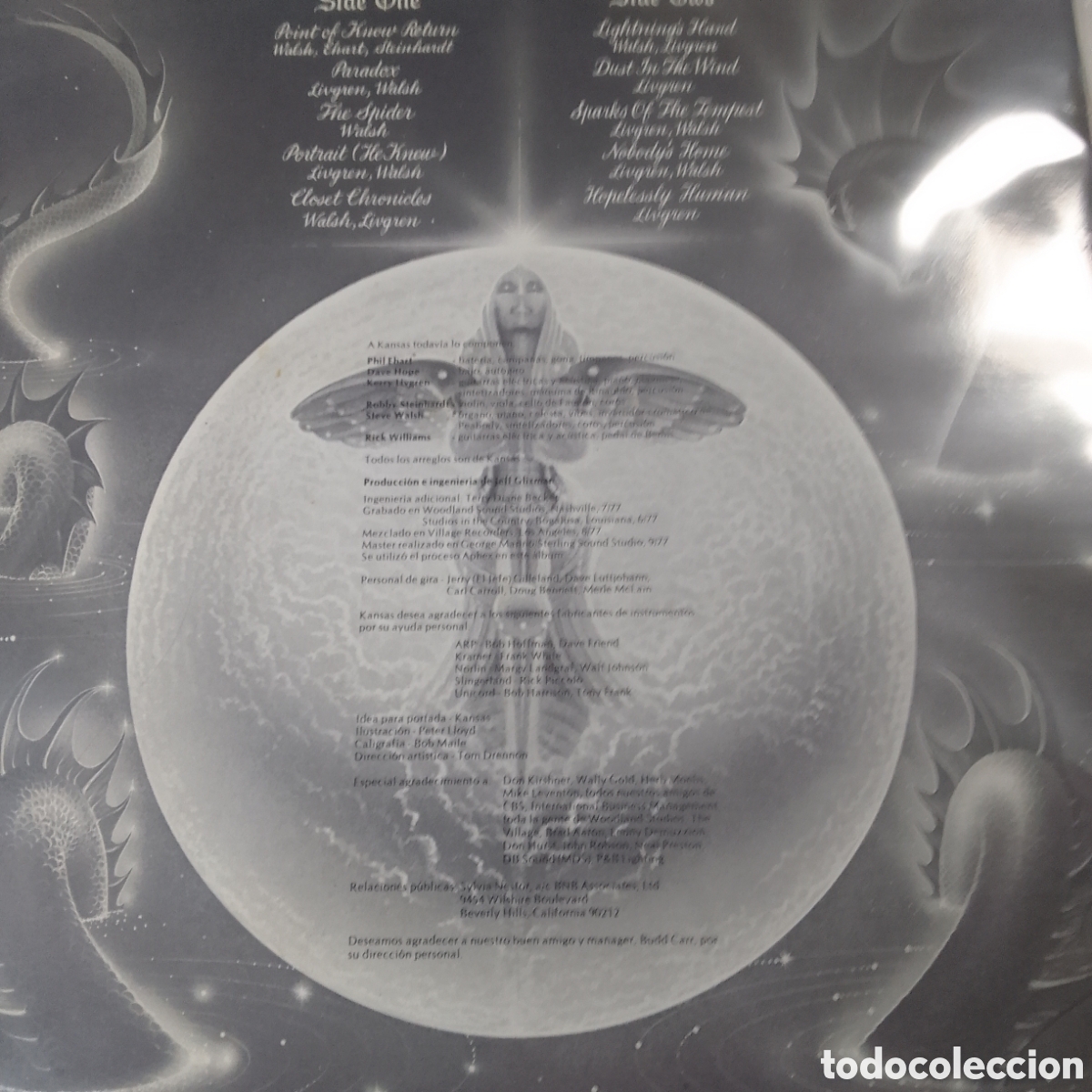Discos de vinilo: KANSAS POINT OF KNOW RETURN - Foto 2