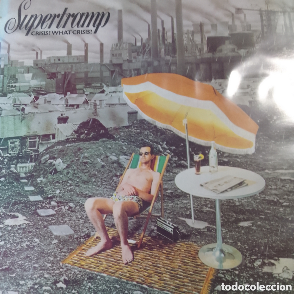 Discos de vinilo: SUPERTRAMP CRISIS? WHAT CRISIS? - Foto 1