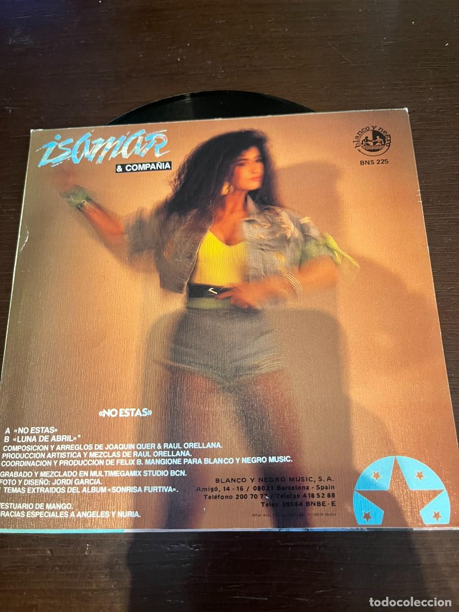 Discos de vinilo: Isamar & Compa&ntilde;ia &lrm;&ndash; No Est&aacute;s - Foto 2