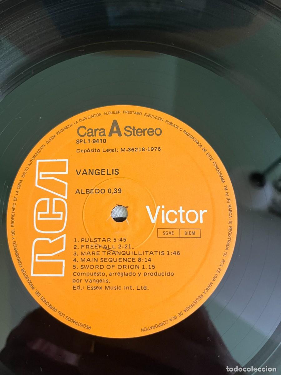 Discos de vinilo: Vangelis &lrm;&ndash; Albedo 0.39 - Foto 4