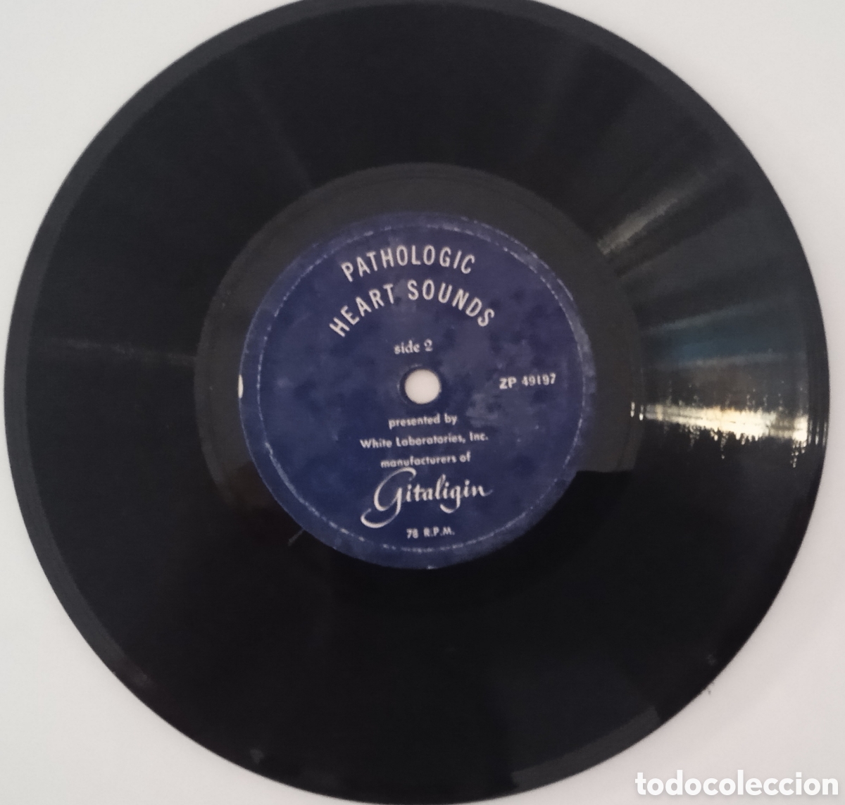 Discos de vinilo: NORMAL AND PATHOLOGIC HEART SOUNDS (1953) Rareza - Foto 3