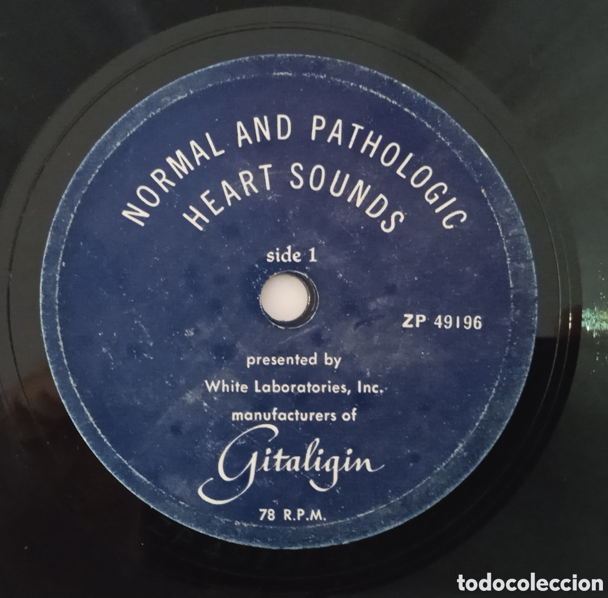 Discos de vinilo: NORMAL AND PATHOLOGIC HEART SOUNDS (1953) Rareza - Foto 1